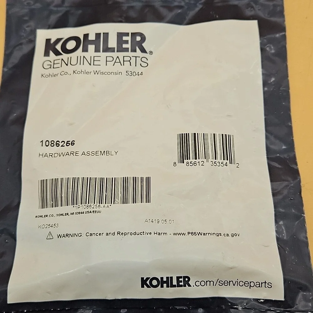 Kohler 1086256 Hardware Assembly Genuine Parts Brand New